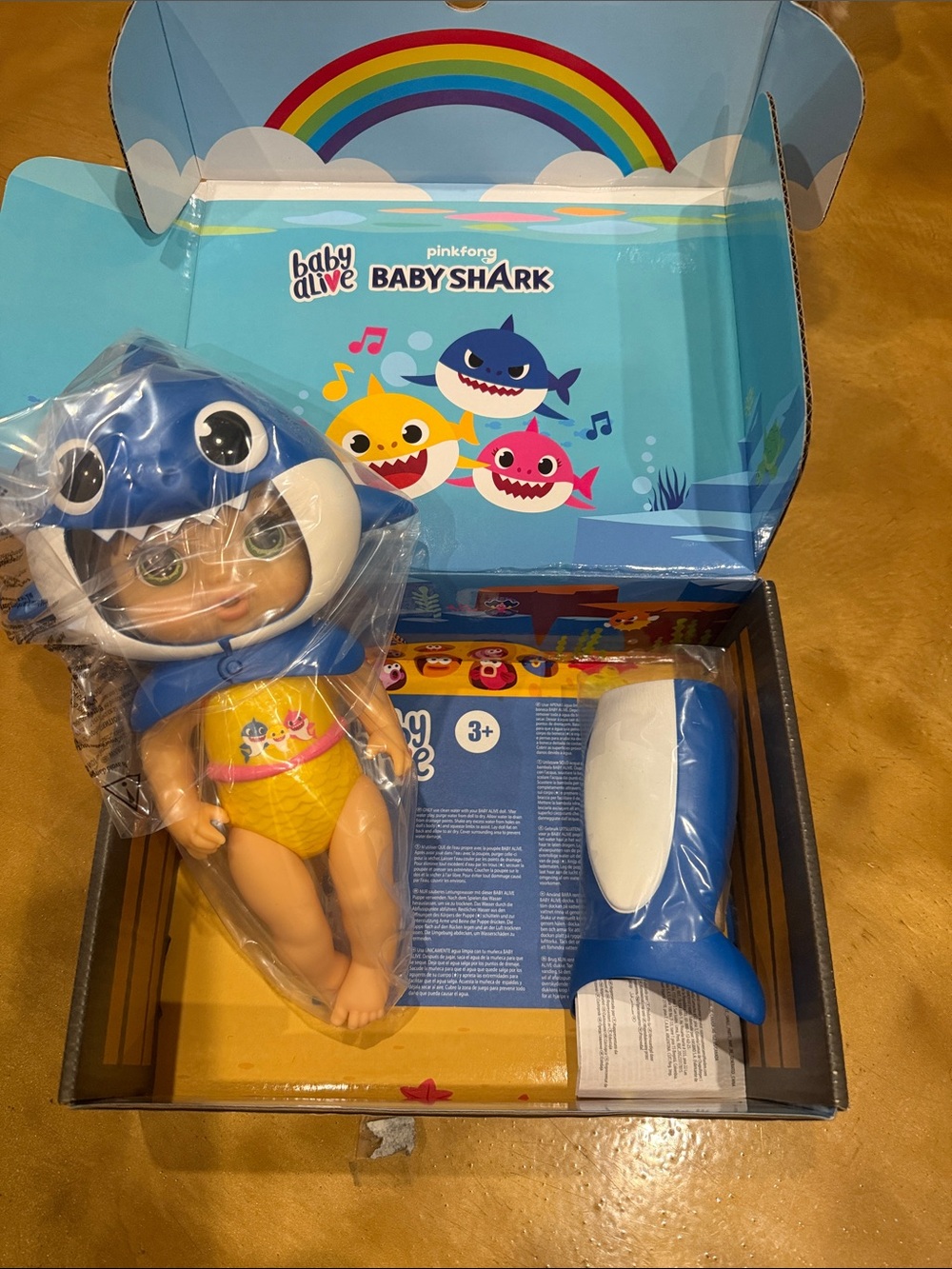 Baby Alive x Baby Shark Blue Shark Costume Doll - Blue